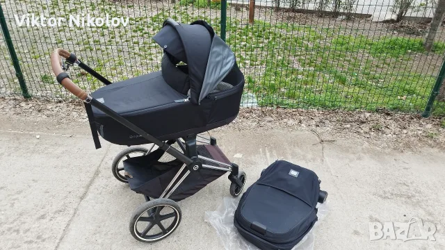 Комплект Cybex Priam 4 летен и зимен кош, Cybex дъждобран Пловдив, снимка 4 - Детски колички - 55363387