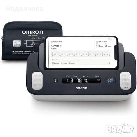 Omron Complete ECG 2в1 Апарат за кръвно налягане и ЕКГ 