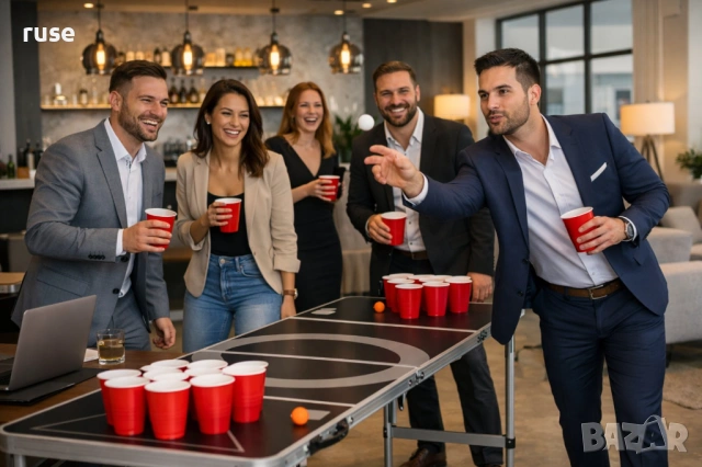 НОВИ! Маса за бира понг 240см Beer Pong Бира понг маса, снимка 8 - Други игри - 54527036