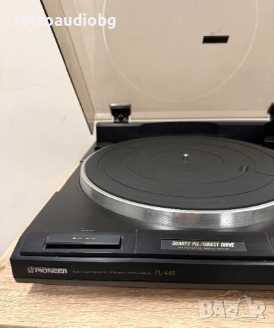 🔈Автоматичен грамофон Pioneer PL-445 - Direct drive с чисто нова игла🔈, снимка 2 - Грамофони - 54487284