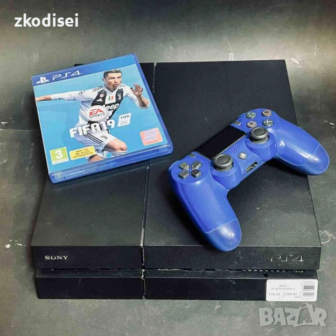 Конзола SONY - PS4 с 1бр. джойстик и 1бр. игра