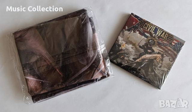 CIVIL WAR (Ex-SABATON Members) - Gods And Generals NEW Bundle - Digipak & Poster Flag