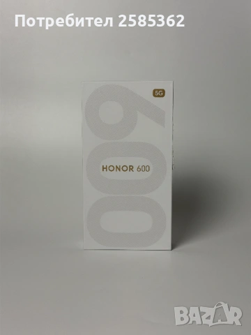 ЧИСТО НОВ Honor 600 (512GB) Black |Запечатан | 36м. Гаранция Yettel, снимка 2 - Други - 54769457
