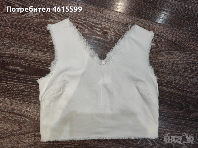 дънков топ на ASOS , снимка 2 - Корсети, бюстиета, топове - 53951377