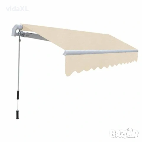 vidaXL Сгъваема тента с ръчно задвижване, 300 см,(SKU:275555), снимка 2 - Градински мебели, декорация  - 54552816