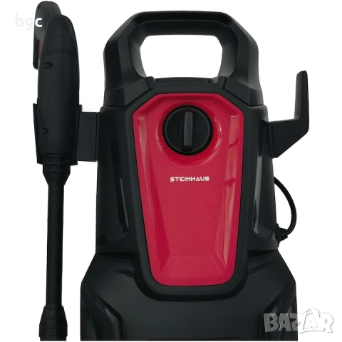  Водоструйка Steinhaus Professional, 1400 W, 110 бара, 306 л/ч, Маркуч 5 м, 24 месеца гаранция, снимка 4 - Парочистачки и Водоструйки - 55286000