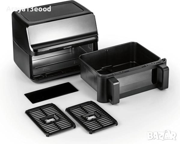 Двоен еър фрайър с разделяема камера Rachs Kochwerk 9L, 2700 W, снимка 2 - Фритюрници - 54068033