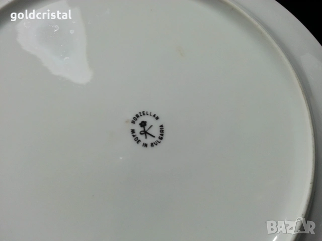 Стар български порцелан Китка макове , снимка 4 - Антикварни и старинни предмети - 54317468