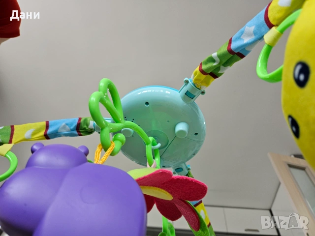 Активна гимнастика за деца и бебета 0+, многоцветна, с килимче Lorelli Toys, като нова, снимка 4 - Образователни игри - 54841420
