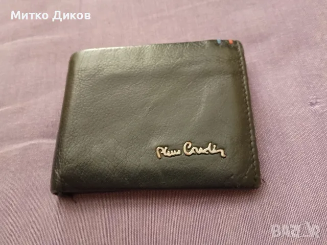 Bugatti и Pierre Cardin два портфейла естествена кожа 120x95mm Rfid protection и двата отлични, снимка 8 - Портфейли, портмонета - 55422469
