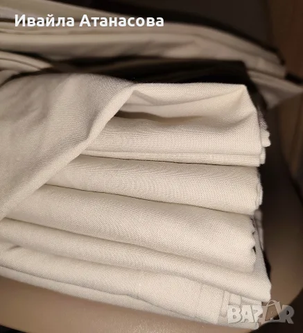Комплект 6 бр. качествени пердета в светлобежово/кремаво – 135 x 254 см.