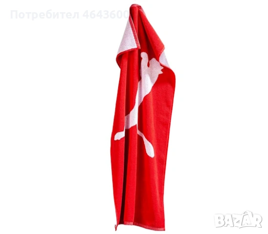 Памучна хавлия за баня PUMA 50 см x 100 см, снимка 2 - Хавлиени кърпи - 54642512