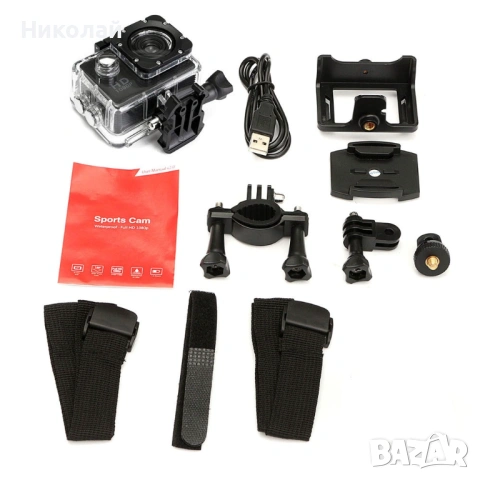 Action Camera/Екшън камера аналог на GoPro, снимка 12 - Камери - 16050681
