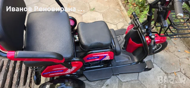 Електрическа количка / инвалиден скутер M19 600W, с 3 колела като нов, снимка 7 - Инвалидни скутери - 55298305