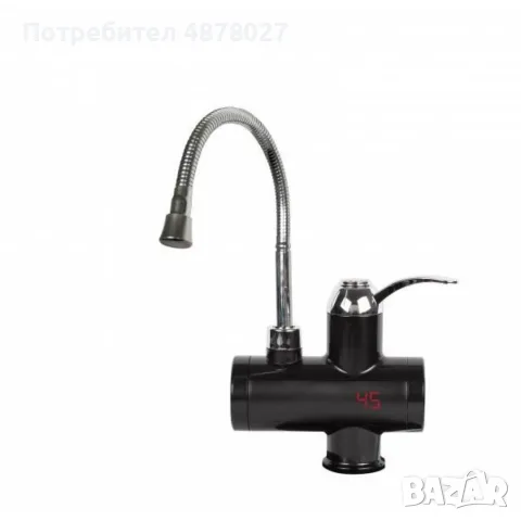 Нагревател за вода с гъвкав чучур, за стена/ за плот 3000W, черен, снимка 5 - Аксесоари за кухня - 55609545