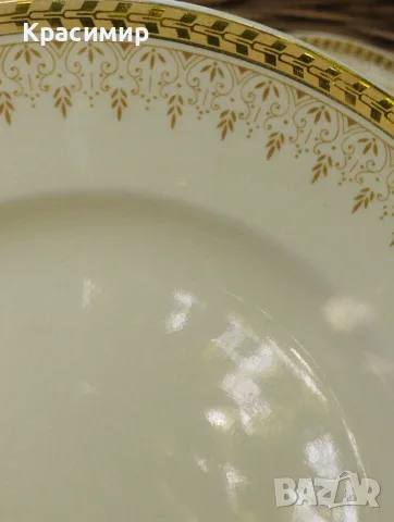 Английски порцелан Burleigh Ware (Burgess & Leigh) – чинии и каничка , снимка 7 - Антикварни и старинни предмети - 55439221
