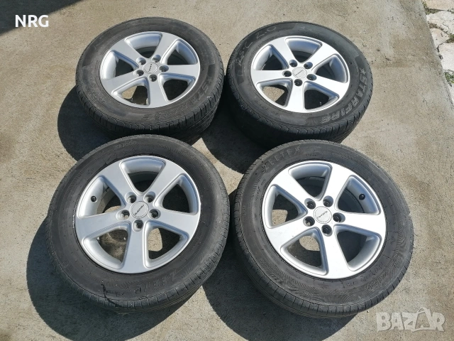 Subaru 15 цола оригинални джанти 5x100, снимка 2 - Гуми и джанти - 54371318