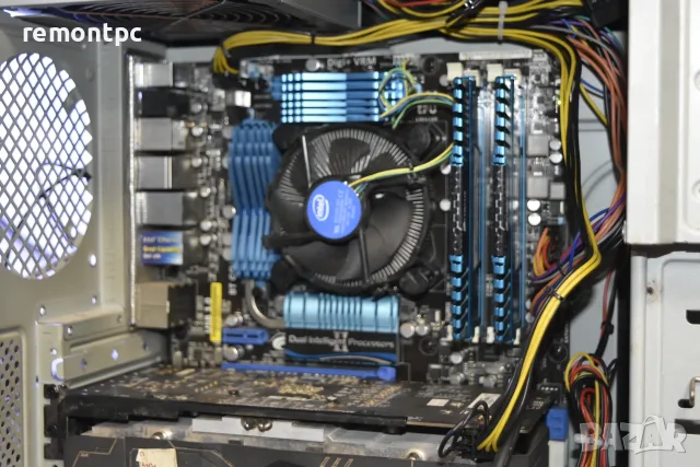 Персонален компютър с I5 2500 6RX 470 8 GB RAM 8 GB SSD Asus Vento, снимка 6 - Геймърски - 55431446