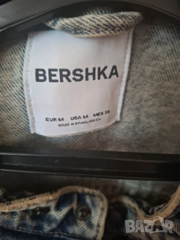 Мъжко дънково яке "Bershka" , снимка 3 - Якета - 54691451