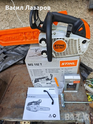 Моторна резачка STIHL MS 192 T, снимка 4 - Моторни триони/резачки - 55231411