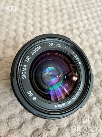 Обектив Sigma UC Zoom 28-70mm f/2.8-4 за Canon, снимка 5 - Обективи и филтри - 54772984