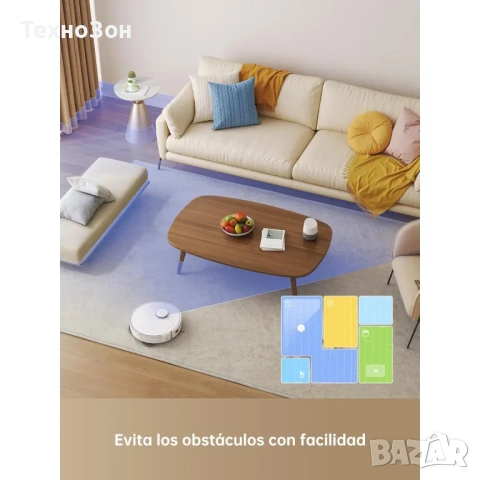 Dreame L10s Plus – Робот прахосмукачка с автоматична станция и 1 година гаранция, снимка 6 - Прахосмукачки - 55166412