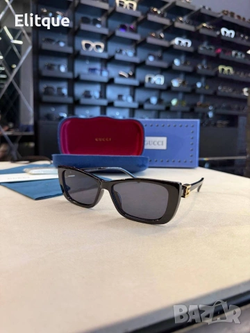 Очила + висок клас калъф + на марката кутия + сертификат + кърпичка Gucci ray ban , снимка 4 - Слънчеви и диоптрични очила - 54485357