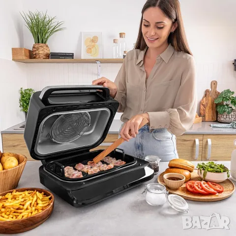 Фритюрник с горещ въздух Cecotec Cecofry FireDome 6000 - Грил без олио, 2400 W, снимка 3 - Фритюрници - 55647432