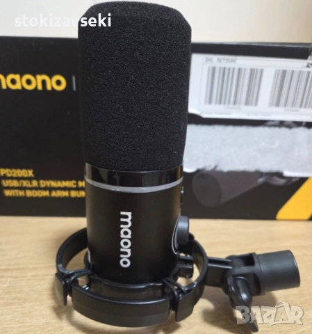 Чисто нов Динамичен професионален микрофон Maono PD200X 