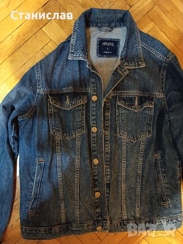 Мъжко дънково яке , снимка 3 - Якета - 54106250