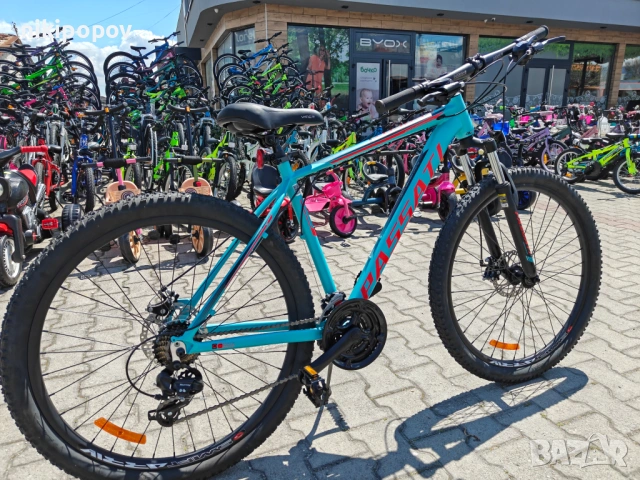 BG Алуминиев велосипед 27.5" EGBERT син, снимка 10 - Велосипеди - 54335033