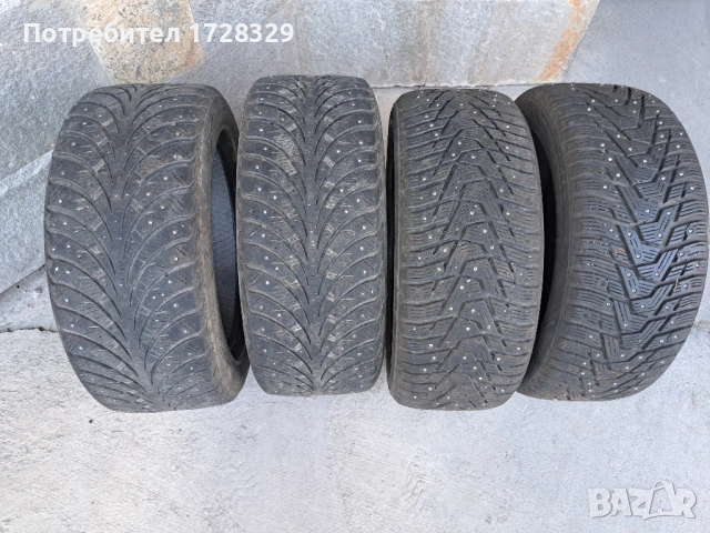 4бр. 225/50/17 зимни гуми с шипове