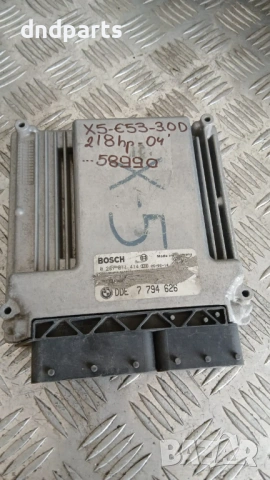 Компютър BMW X5 E53 3.0D 218hp 2004 7794626 0281011414