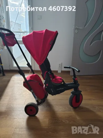 Сгъваема триколка SmarTrike 7 в 1, снимка 2 - Детски велосипеди, триколки и коли - 55302800