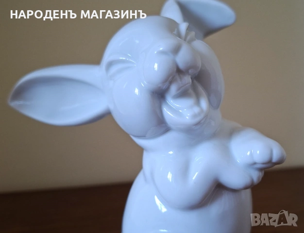 ROSENTHAL - Немски порцелан статуетка порцеланова на смеещ се заек фигура , снимка 15 - Други ценни предмети - 54917526