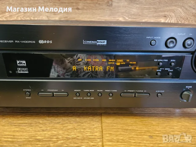 Ресивър Yamaha RX-V430RDS Natural Sound Мощен 5.1канален ресивър за домашно кино и стерео , снимка 7 - Ресийвъри, усилватели, смесителни пултове - 55346782