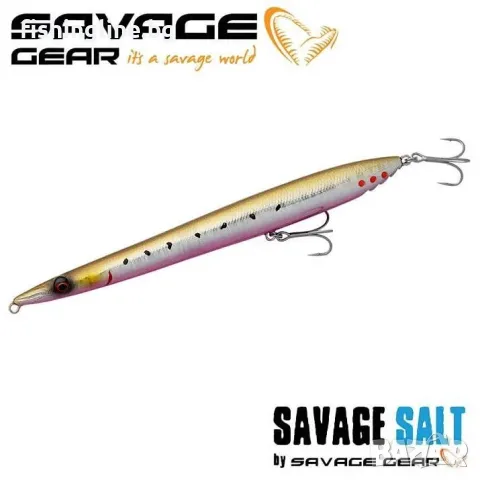 Savage Gear Surf Walker 2.0 125F 12.5cm 9.5g – повърхностен воблер за лефер и лаврак, снимка 4 - Такъми - 55392710