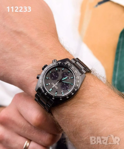 SEIKO Prospex Speedtimer Chronograph Black, снимка 3 - Мъжки - 54758363
