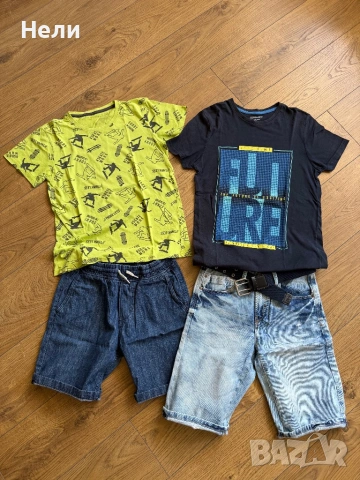 ZARA, H&M детски къси дънки за момче ръст 152