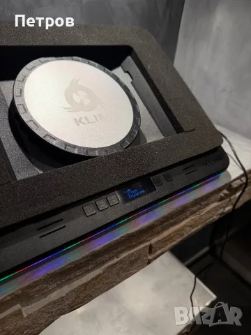 КАТО НОВА Охлаждаща поставка KLIM Turbofrost MAX | RGB | 3000 RPM, снимка 3 - Други - 55645890