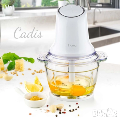 Мини чопър Homa HBC-5088 Cadis, стъклена купа, снимка 2 - Чопъри и пасатори - 54842085