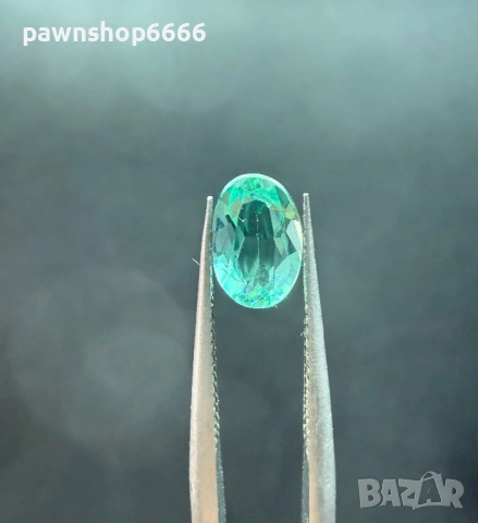 Скъпоценен камък ЕСТЕСТВЕН СИНЬО-ЗЕЛЕН ТУРМАЛИН – 0.825 ct