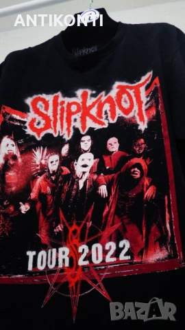 Slipknot Tour 2022 Тениска / Оригинален мърч, снимка 3 - Тениски - 54566306