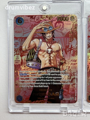 One Piece - Portgas.D.Ace & Sabo SEC Cards, снимка 8 - Колекции - 55492920