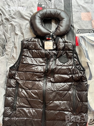 Moncler Gironde пухен елек – Genius "2 Moncler 1952", размер 2 (M), черен