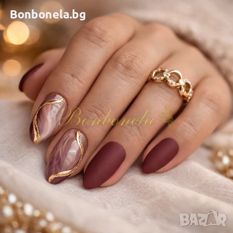 Самозалепващи изкуствени нокти Press On Nails