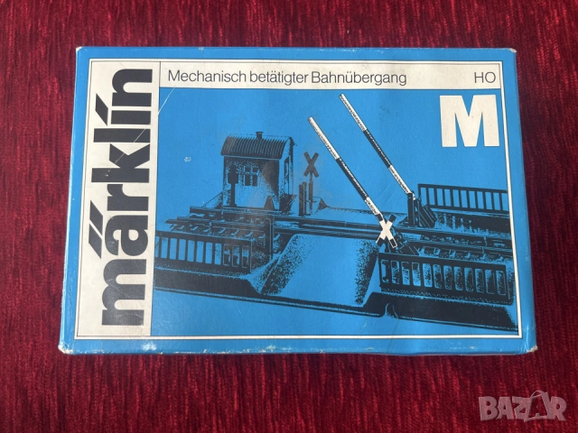 Märklin HO 7390 механичен жп прелез в мащаб HO