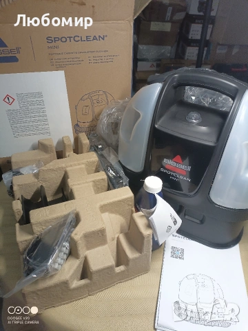 Перяща прахосмукачка BISSELL SpotClean Mini уред за почистване на килими с кабел, снимка 3 - Прахосмукачки - 54968516