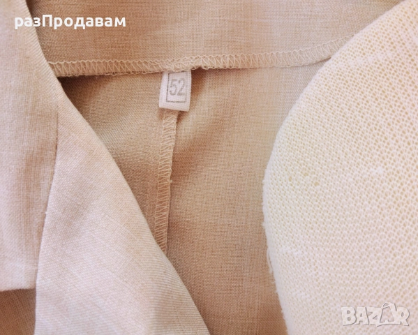 Дамско Лятно Сако - Немачкаема Материя. Р-р 52, снимка 5 - Сака - 54810921