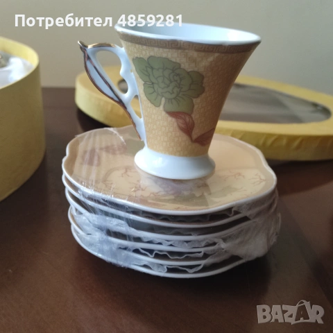 Порцеланов сервиз за кафе, снимка 6 - Сервизи - 55005784